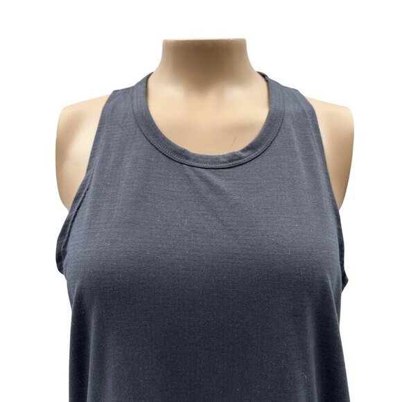 Title Nine Racerback Tank Top Sleeveless Relaxed Fit  Charcoal Gray Womens M - Picture 10 of 10